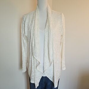 WHBM Cream Cardigan Sweater
